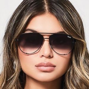 Quay High Key Aviator sunglasses.
